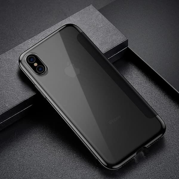 Baseus View Cover til iPhone XS MAX - Sort Black