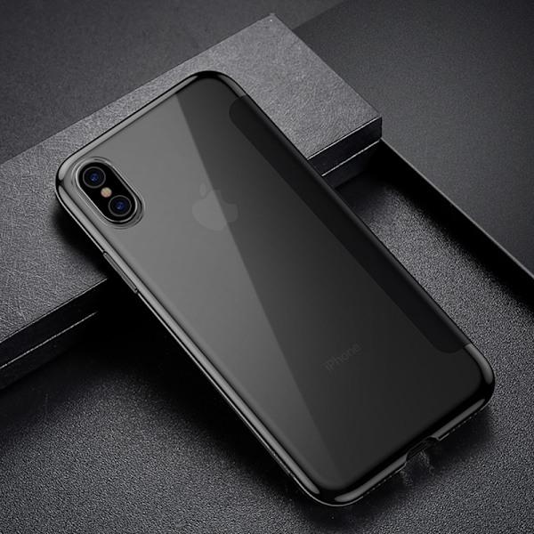 Baseus View Fodral till iPhone XS MAX - Svart Svart