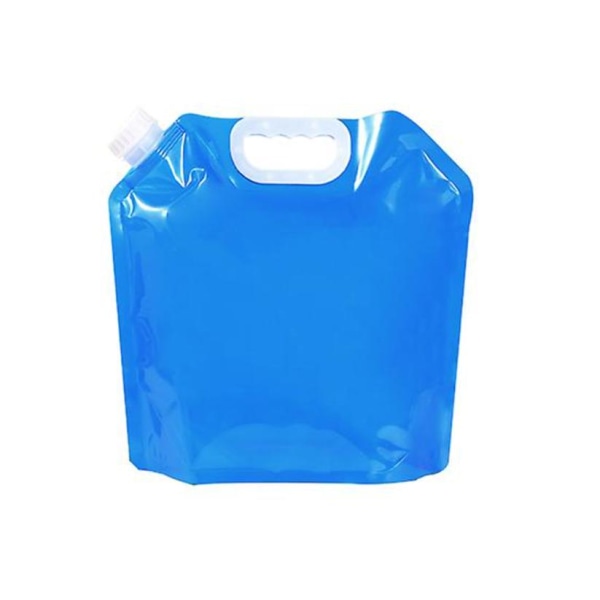 10L - Hopfällbar Vattenbehållare Utomhusvattenpåse - Blå