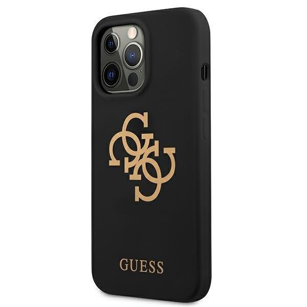 Guess Silicone 4G Logo Skal iPhone 13 Pro - Svart Svart