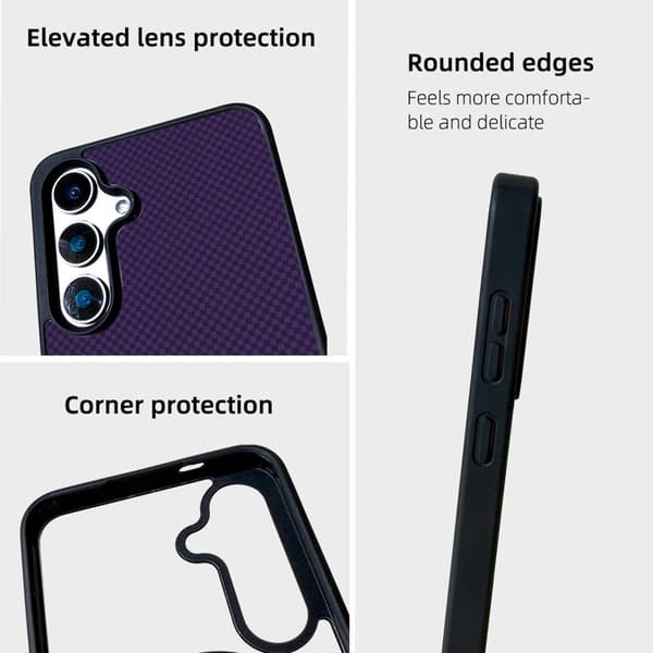 EYCASE Mobilskal för Samsung Galaxy S26 Plus Magnetiskt TPU - Mörklila
