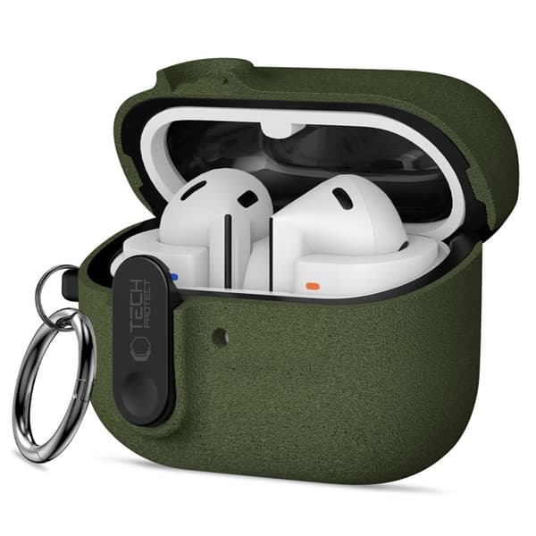 Tech-Protect Galaxy Buds 3/3 FE/3 Pro Cover Slim Hook Grön