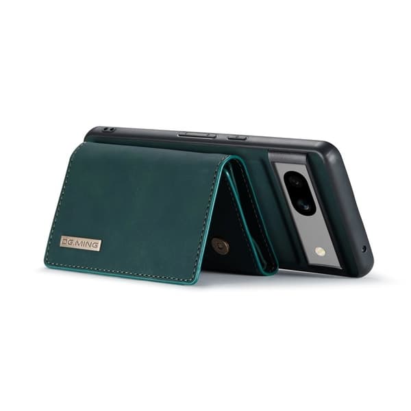 DG.MING M1 Series Mobilskal till Google Pixel 8a Kickstand Konstläder Grön
