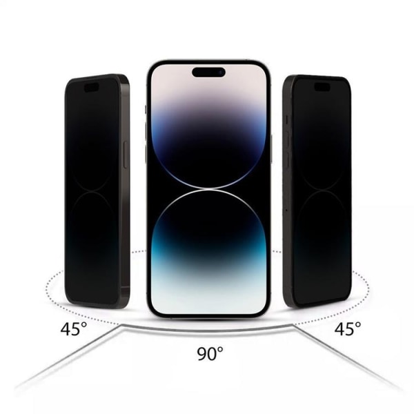 Hofi iPhone 15 Plus Skærmbeskytter i hærdet glas Anti Spy Privacy