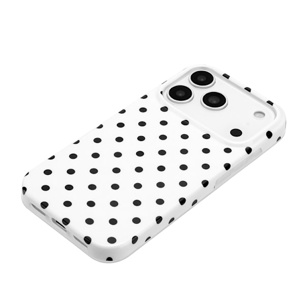 Mobilskal till iPhone 17 Pro Dot Design Imd Tpu Vit