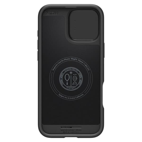 Spigen telefontaske til iPhone 16 Pro Max MagSafe Optics Armor - Sort Svart