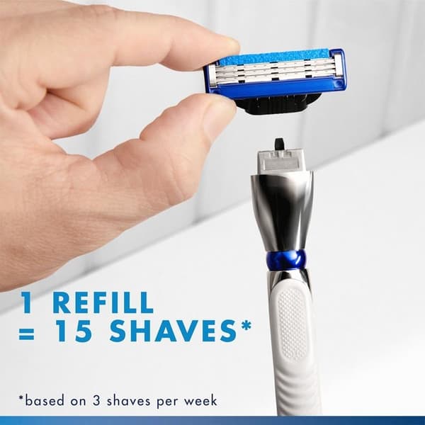Gillette Rakblad Mach3 Turbo 6st Blå