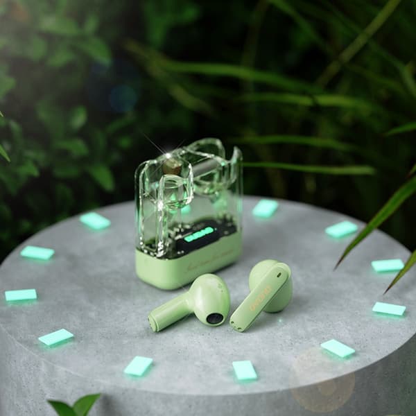 Dudao U18Pro In-Ear Bluetooth 5.3 TWS Langattomat kuulokkeet - Vihreä Grön