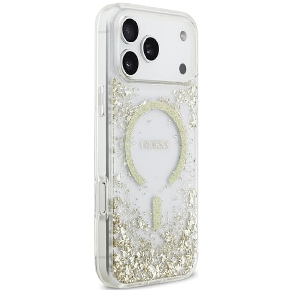 Guess Mobilskal För iPhone 18 Pro Max/17 Pro Max Magsafe Resin Bottom Glitter