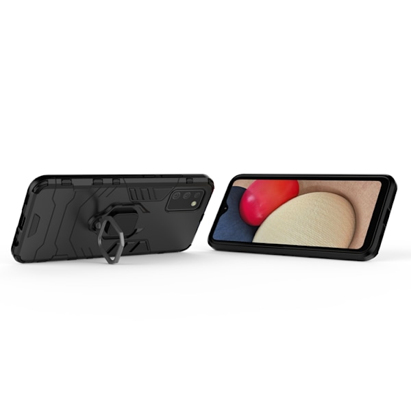 Galaxy A03s Skal Ring Armor - Svart Svart