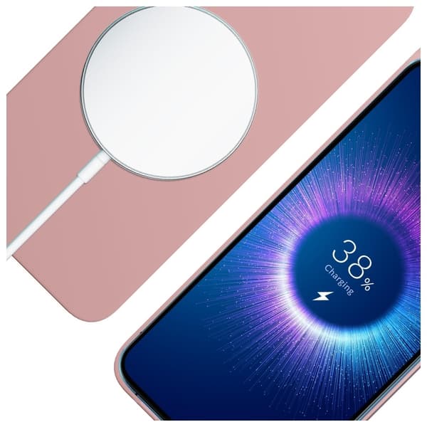 3MK Mobilskal till iPhone 15 MagSafe Silikon Hardy - Rosa