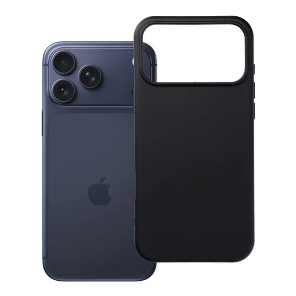 Mobilskal för iPhone 18 Pro Silikon - Svart Svart