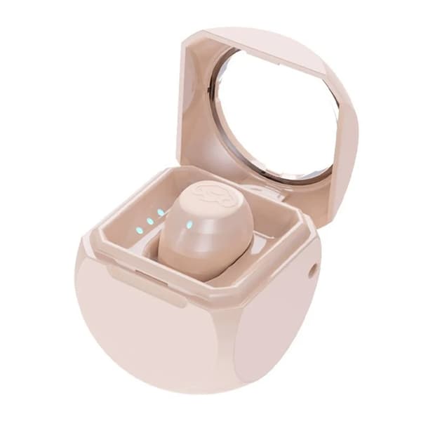 Singel Mini Bluetooth In-Ear Trådlösa Hörlurar Q1 - Apricot Rosa