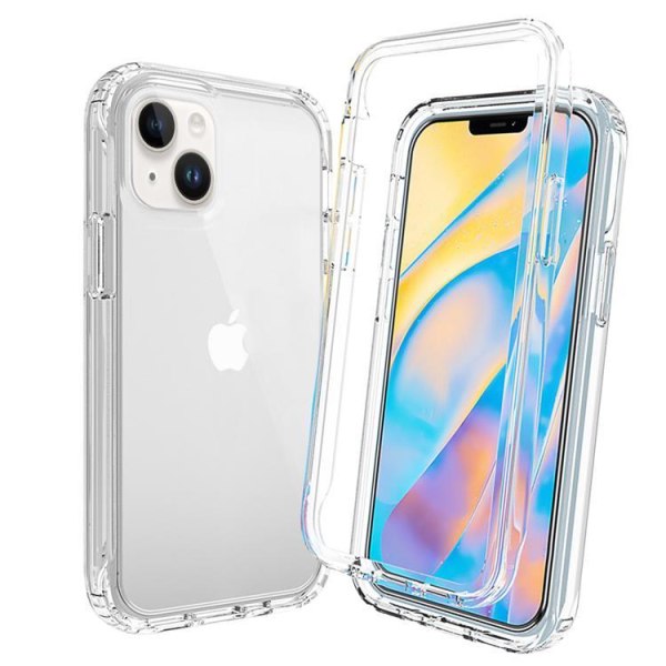 iPhone 14 Cover Gradient Shockproof - Clear