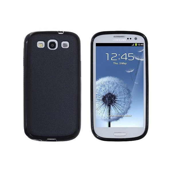 FlexiCase-kuori Samsung Galaxy S3 i9300:lle (musta) Black