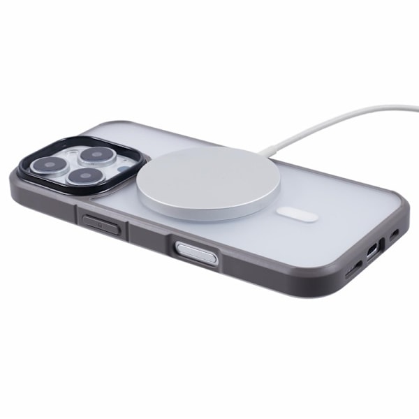 X-LEVEL Mobilskal till iPhone 16 Pro MagSafe PC+TPU Matt Grå