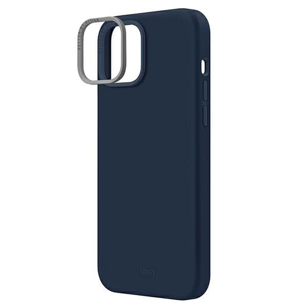UNIQ Mobilskal till iPhone 14 Plus MagSafe Lino - Marinblå