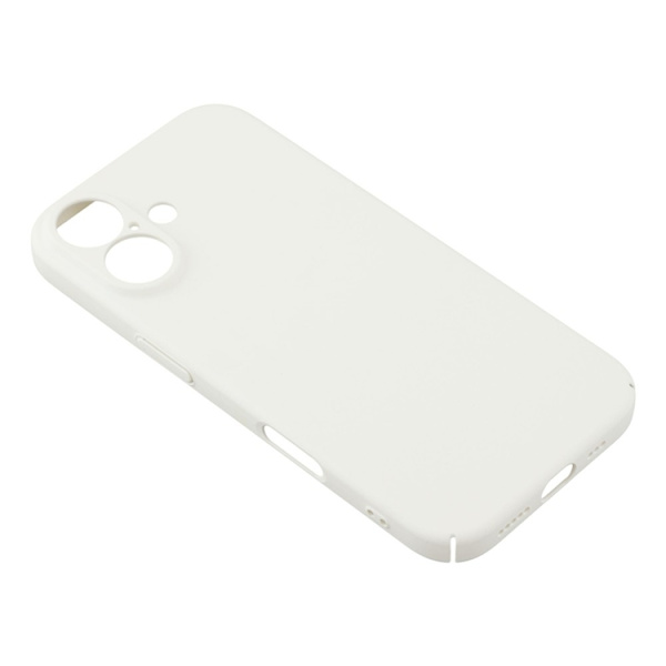 Mobilskal till iPhone 17 Skin-Touch Rubberized Hard PC - Vit Vit