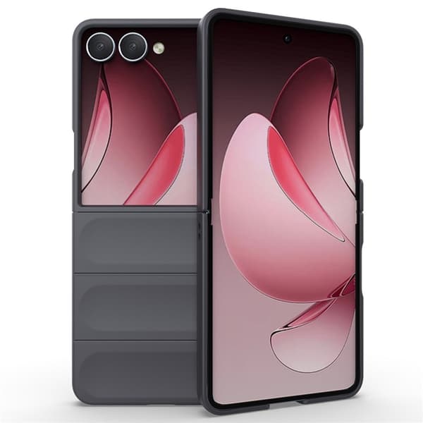 Mobilskal till Galaxy Z Flip7 Anti-Drop TPU Rugged - Mörkgrå Grå