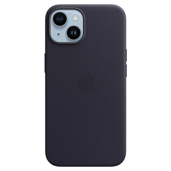 Apple Mobilskal till iPhone 14 Plus/15 Plus MagSafe Leather - Ink