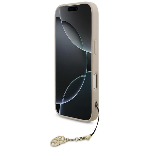 Guess Mobilskal till iPhone 17 Pro MagSafe 4G Charms Collection - Rosa Rosa
