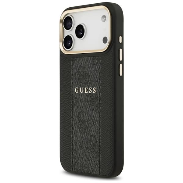 Guess Telefontaske til iPhone 17 Pro Max Magsafe Stripe - Sort Svart