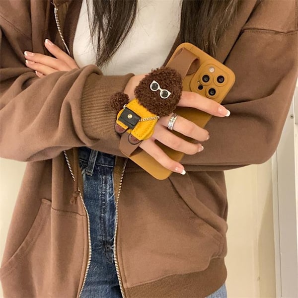 Biscuitman Handrem iPhone 12 Skal - Brun