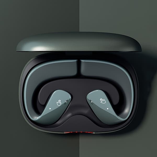 TWS Trådlösa Hörlurar On-Ear Bluetooth T22 Svart