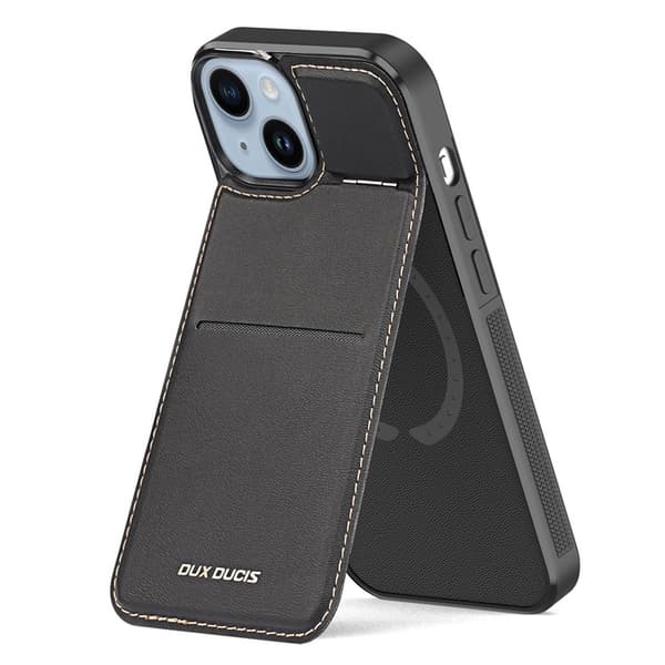 Dux Ducis iPhone 14 Plus Mobilskal Magsafe Kortholder Rafi Black