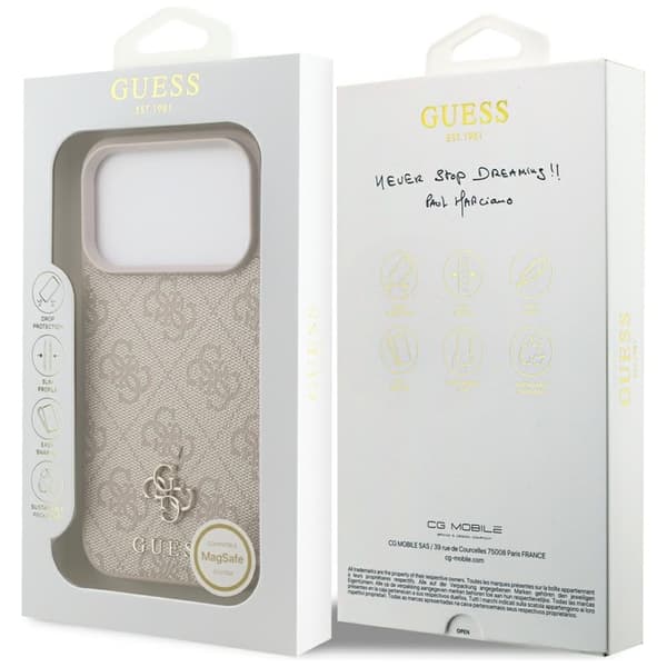 Guess Mobilskal För iPhone 18 Pro/17 Pro Magsafe 4G Small Classic Logo