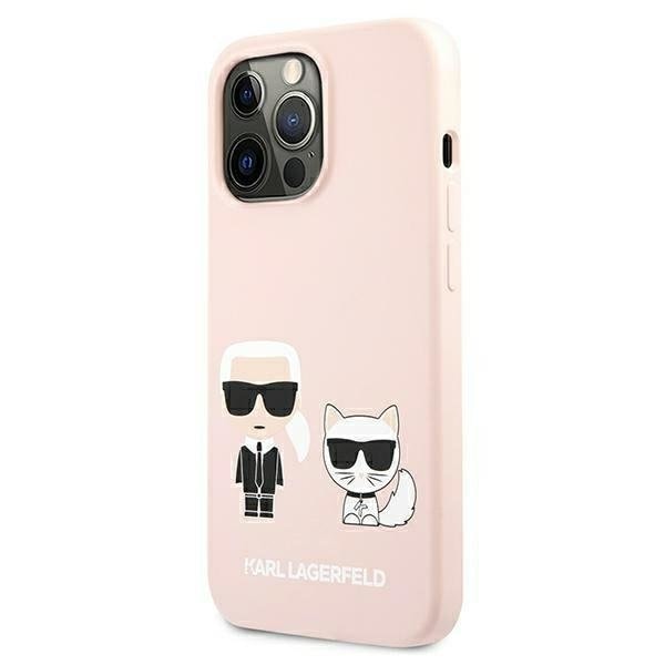 Karl Lagerfeld Karl & Choupette Magsafe Skal iPhone 13 Pro Max - Ljus Rosa