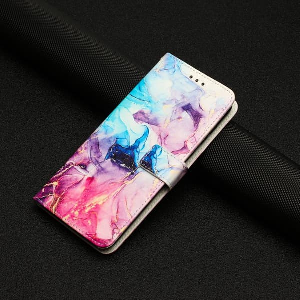 Plånboksfodral för Samsung Galaxy S26 Ultra Stativ Konstläder - Rosa/Lila