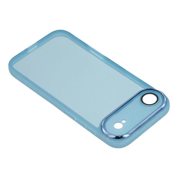 Mobilskal till iPhone Air Electroplated Kameraram - Transparent Blå Blå
