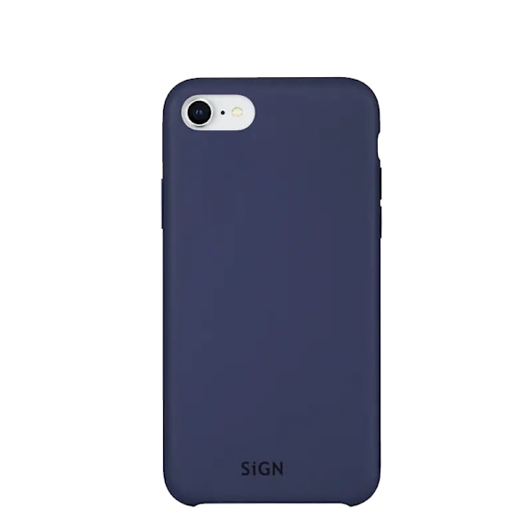 SiGN iPhone 7/8/SE (2020/2022) Skal Liquid Silicone - Blå
