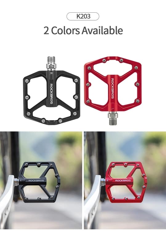 Rockbros Cykelpedalsæt - Sort Svart