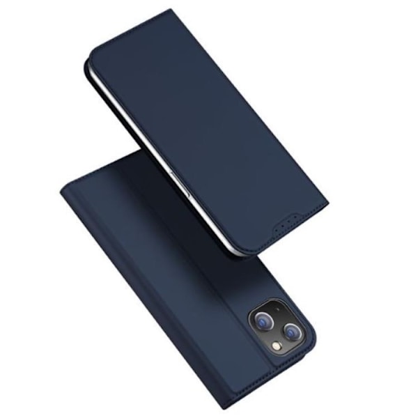 DUX DUCIS Skin Pro iPhone 15 Plus Plånboksfodral PU Läder - Blå