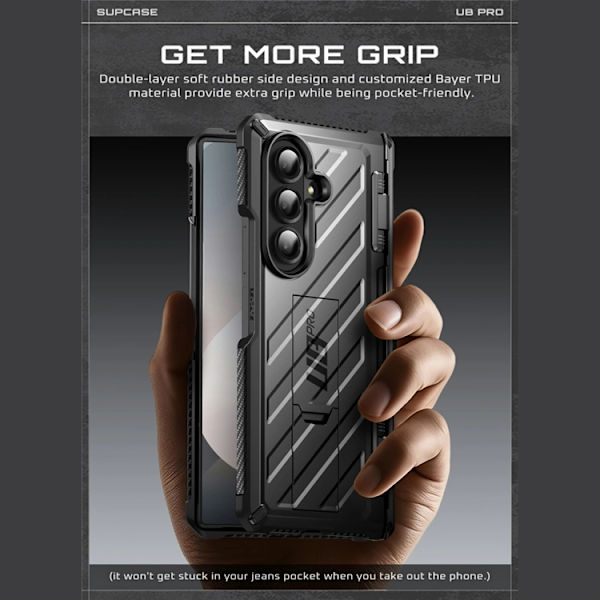SupCase Mobilskal För Galaxy Z Fold 7 Unicorn Beetle Pro - Svart Svart