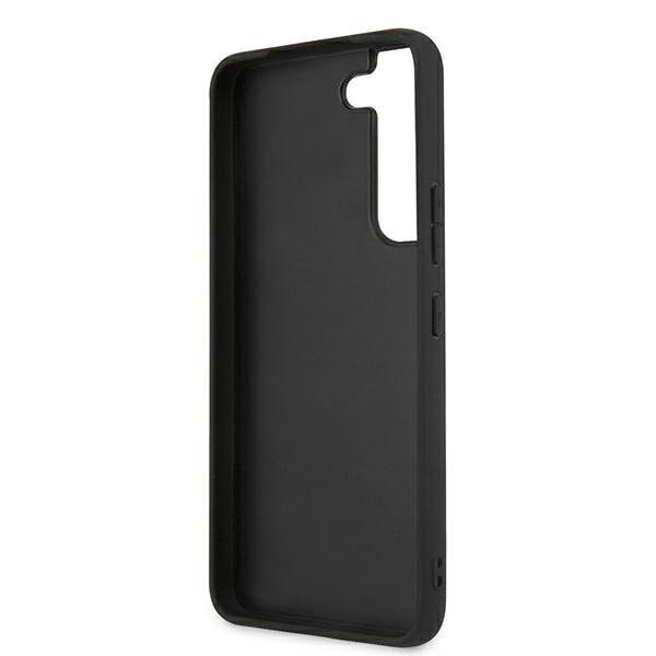 Karl Lagerfeld Saffiano Ikonik Karl`s Head Skal Galaxy S22 Plus - Silver Silver