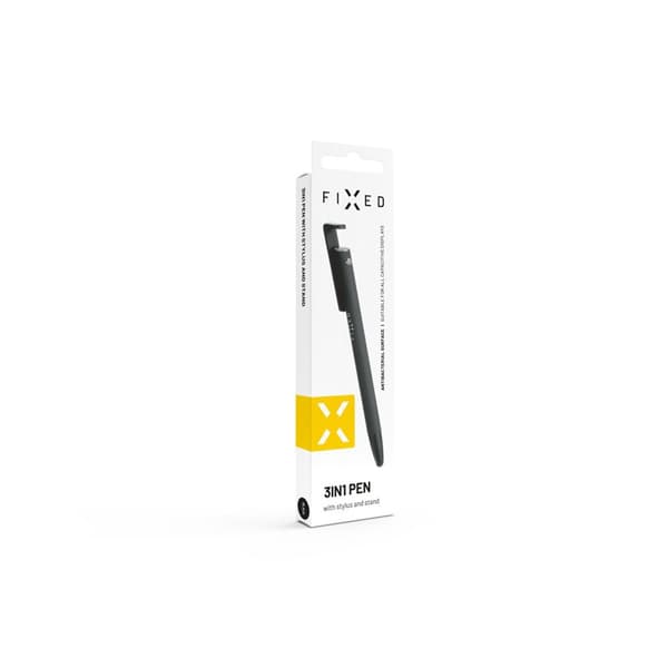 FIXED 3in1 Stylus Pen-Classic med Stativ funktion Svart