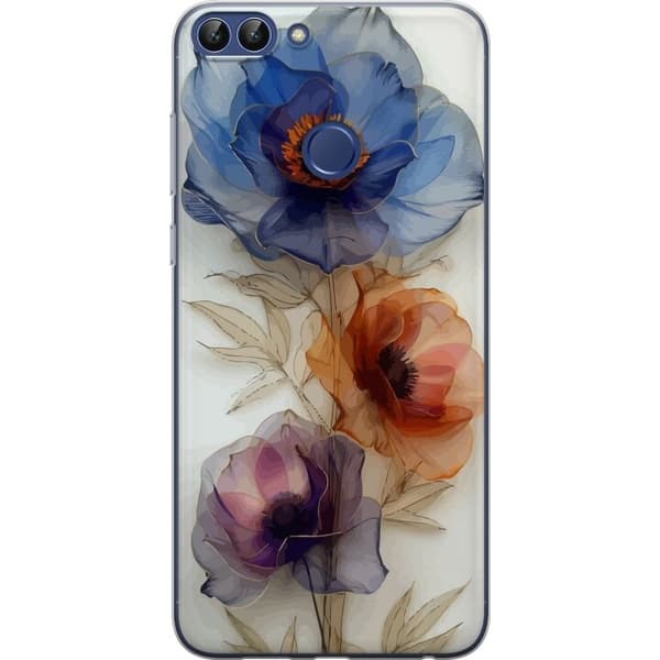 Mobilskal till Huawei P smart med Silkesblommor