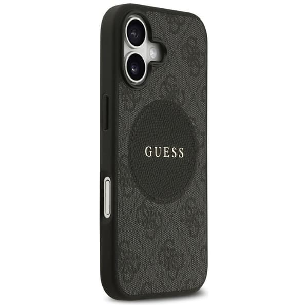 Guess telefontaske til iPhone 17 MagSafe 4G Circle Classic Logo - Sort Svart