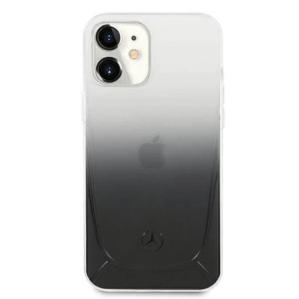 Mercedes Case kuori iPhone 12 mini 5,4\" Transparent Line Musta Black