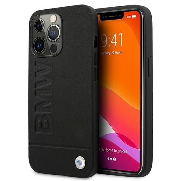 BMW Skal iPhone 13 Pro Max Signature Logo Imprint - Sort Black