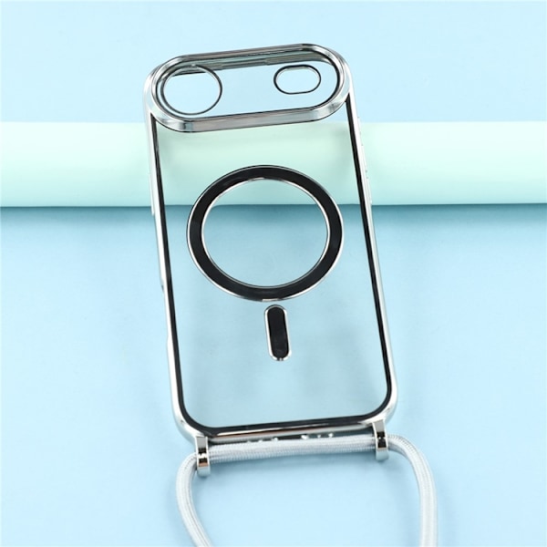 Mobilskal till iPhone Air MagSafe Electroplating Edge TPU - Silver Silver
