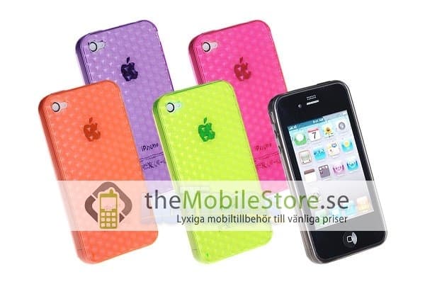 Hexagon FlexiCase Skal till iPhone 4S/4 (LILA) Lila