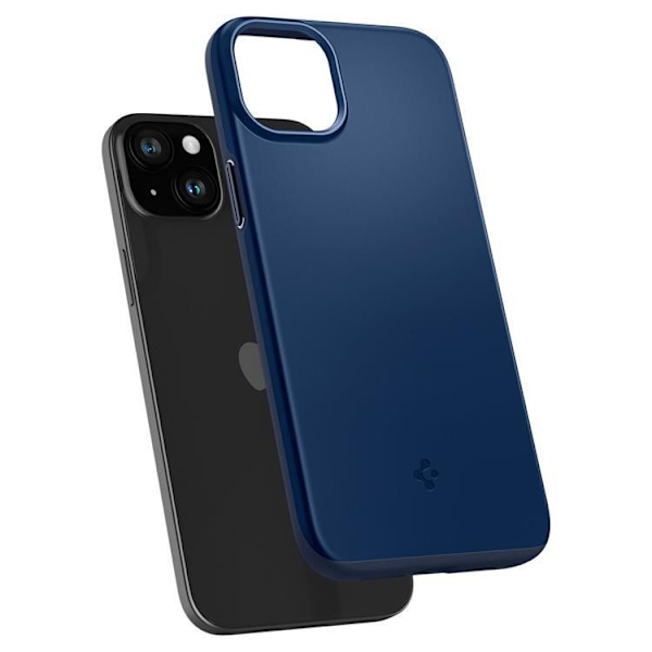 Spigen iPhone 15 Plus -puhelimen suojakuori Thin Fit - sininen Blå