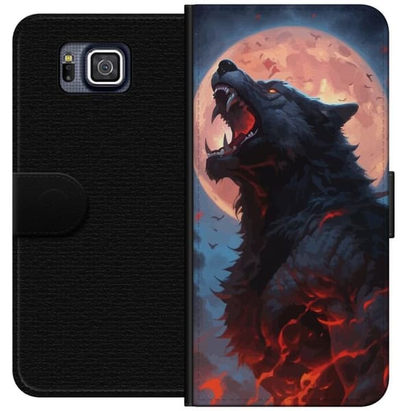 Pung Taske til Samsung Galaxy Alpha med hylende ulv