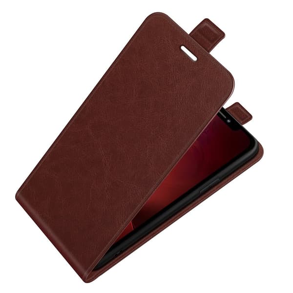Flipcover med kortholder til iPhone 13 Mini - Brun Brown
