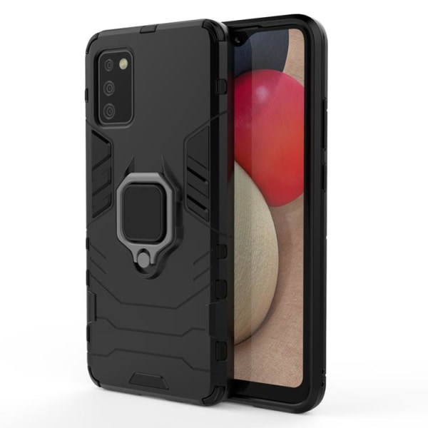 Galaxy A03s Cover Ring Armor - Sort