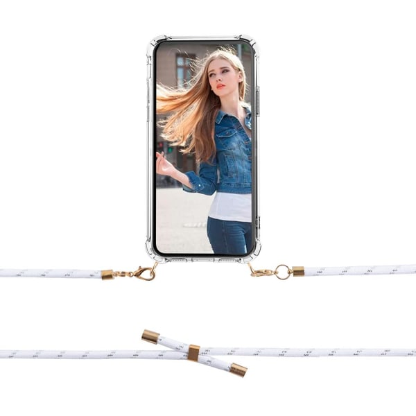 Boom iPhone 13 Pro skal med mobilhalsband- Rope Stipes